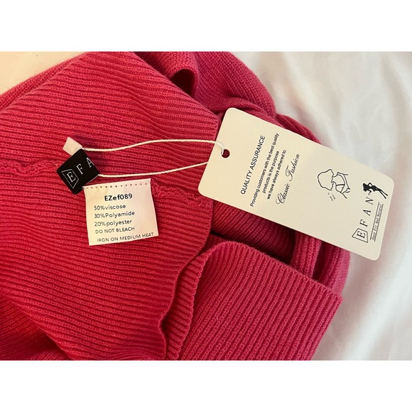 NWT EFAN Womens Cut Out Twist Knot Front Tube Top Sz Small - Picture 4 of 8